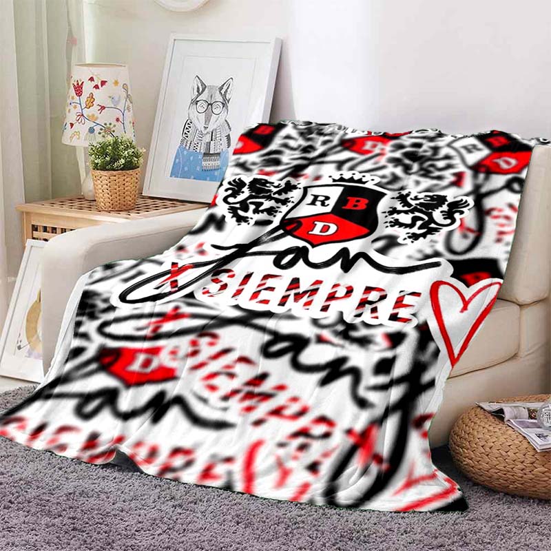 New 3D Printed Flannel Blanket Featuring R-RBD band/K-POP Style, Perfect for Home Use, Sofa Beds, or As a Birthday Gift.