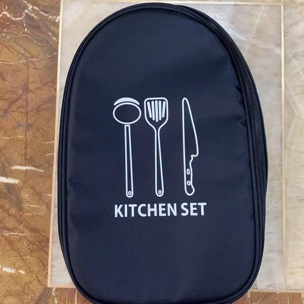 Portable Outdoor Camping Cooking Utensils Storage Bag Picnic Supplies Wilderness Survival Gear Durable Home Goods Ice Bucket