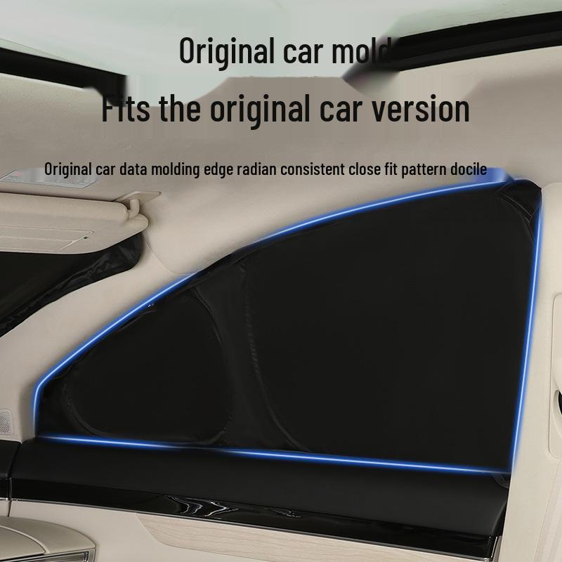 Zhijie R7 Opaque Sunshade: Car Window Heat Insulation Privacy Curtain 