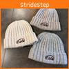 Acrylic Knitted Letter Beanie Hat For Casual Streetwear And Cold Weather Protection