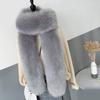 Luxurious Faux Furs Scarf Collar Long Neckerchief Shawl Wrap for Women Winter Warmth Evening Party Fuzzy Stoles Shrug