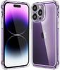 ANTI-SHOCK Case Transparent Colorless for iPhone 14 Pro + 9H Glass