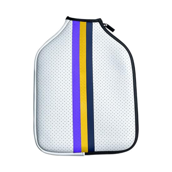 

Pickleball Paddle Bag with Buckle Smooth Zipper Large Capacity Portable Multifunctional Storage Bag Neoprene Material Table Tennis Bat D