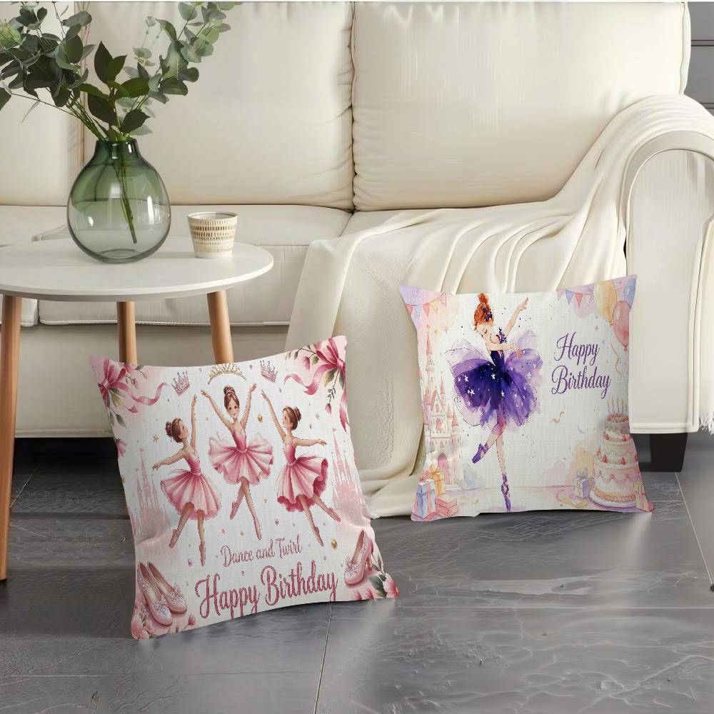 Ballet Princess Pillow Anime Pillow Sofa Bed Head Pillow Cover Cushion Cover Fashion