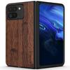 Case for Google Pixel 10 9 Pro Fold Funda Bamboo Wood Pattern Leather Phone Cover Luxury Coque for Pixel 10 Pro Fold Case Capa