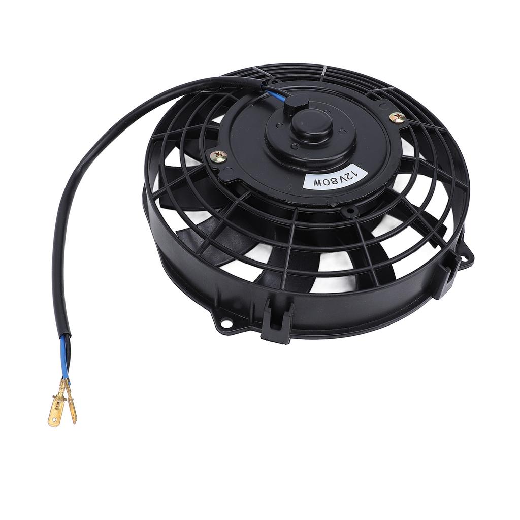 7 Inch Slim Fan 12V 80W 10 Blades High Performance Universal Push Pull Electric Radiator Cooling Fan for Vehicle