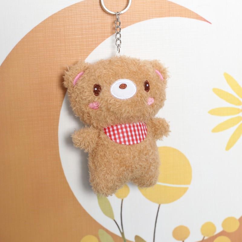 

Cute Scarf Small Animals Plush Toy Doll Pendant Doll Bag Key Chain Hanging Decoration
