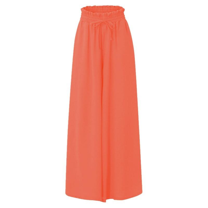 Women's Fashion Casual Solid Color Print Pants & Capris