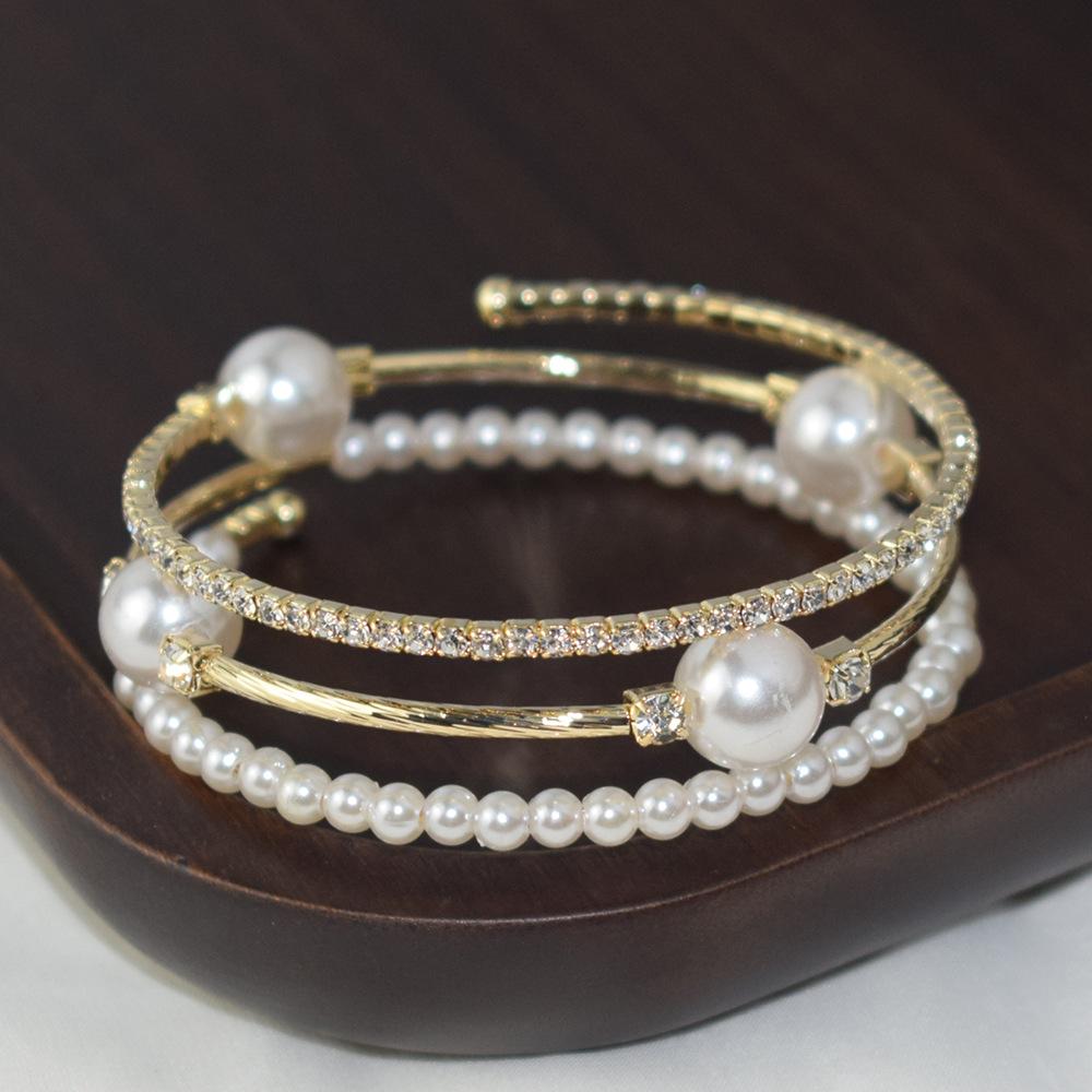 5Pcs/ Set Bohemia Minimalism Multilayer Love Heart Hollow Out Open Mouth Bracelet Set for Women Metal Chain Bangle Zircon Gifts