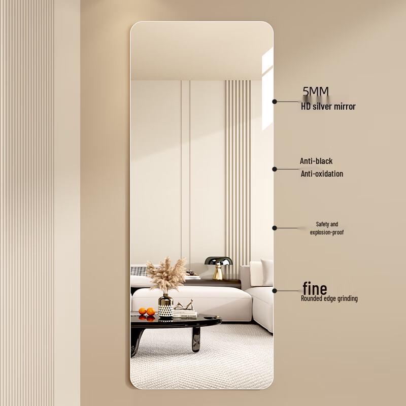 Bei Yipin Frameless Full-Length Wall Mirror