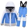 Kids' Windproof Waterproof Ski Suit: Warm, Breathable Jacket & Pants for Boys and Girls