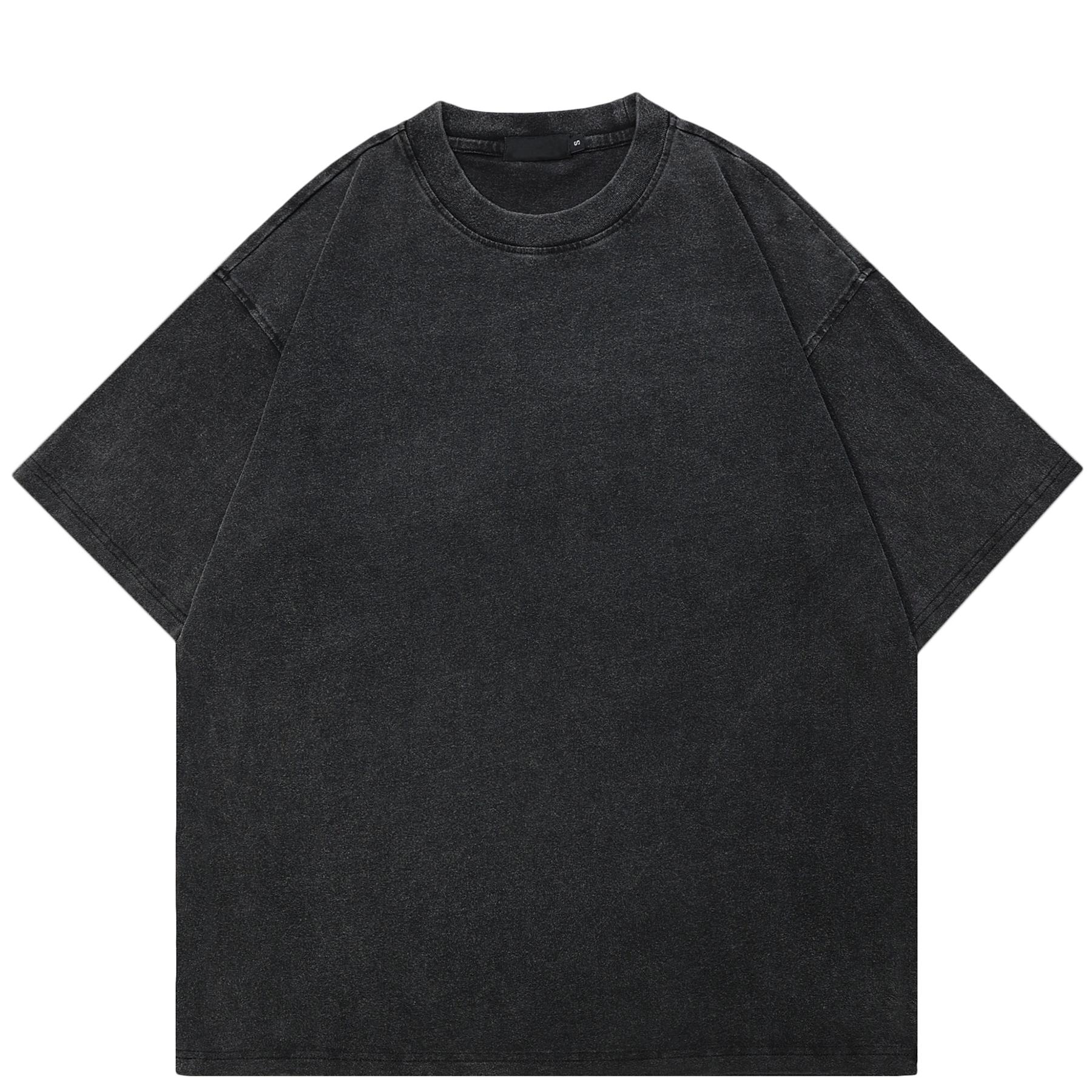 

Черная однотонная футболка унисекс в стиле ретро 2024 года XXL чёрный