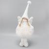 Illuminated Fabric Angel Statue Festival Tabletop Ornament Perfect For Christmas Weddings And Special Celebration