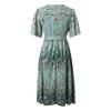 Women's Summer Loose V Neck Short Sleeve Dress, Elegant Dress