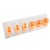 6 Pcs Silicone Ear Model Soft Waterproof Simulated Silicone Ear Model Hearing Aid Accessories with
