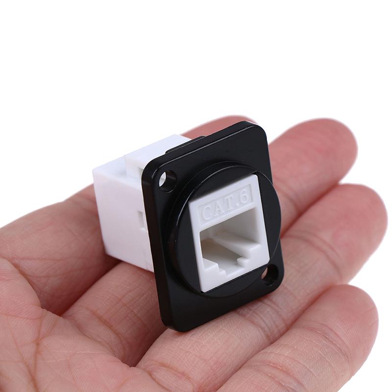 Rj45 võrgupistiku metallpaneeli pesa D-tüüpi tsingisulamist kinnitus Cat6