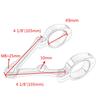 Aluminum 7" Headlight Cover Housing + 2X Headlamp Bracket Fork Tube Holder Clamp