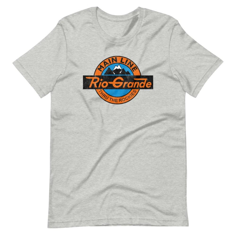 

RIO GRANDE Railroad Trains Graphic Tee Shirt Short-Sleeve Unisex T-Shirt L