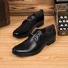New Business Formal Wear Men's British Leather Shoes Lace-up Casual Shoes Trendy Shoes Men