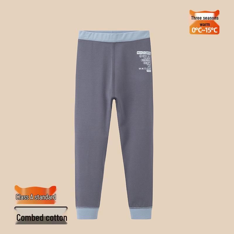 Herbst-Pyjama-Set für Kinder: Thermo-Baumwollhose & -Hemd für Jungen, Mädchen, Kleinkinder, Teenager