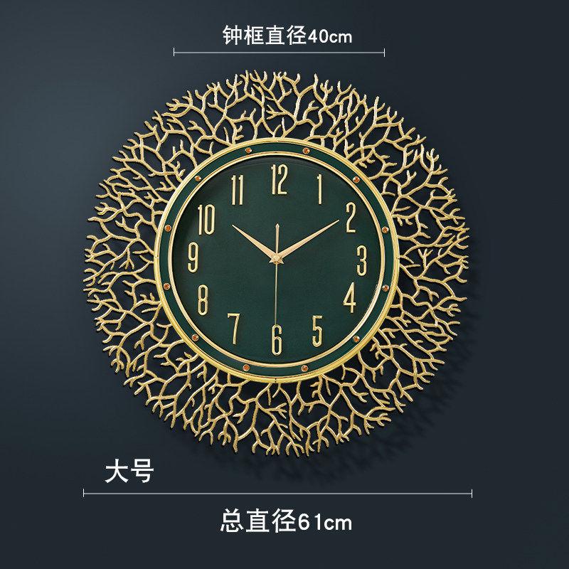 Modern Home Decor Luxury Large Wall Clock Living Room Decoration Simple Nordic Clock Restaurant Wall Hanging Wall Art Clock