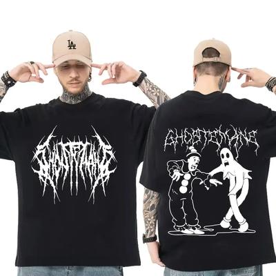 Μόδα Hip Hop Μεταλλικό Γοτθικό Ροκ Ανδρικό Γυναικείο T-shirt με Σχέδιο Φαρδύ Streetwear Αθλητικό T-shirt Y2K Κοντομάνικο