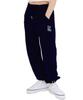 BONIEE [Fleece Lined Option] Stbn Symbol Graphic Jogger Elastic Pants Navy