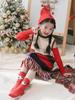 Girls' Knitted Tassel Skirt Dress - Autumn/Winter Baby Wool Vest Dress