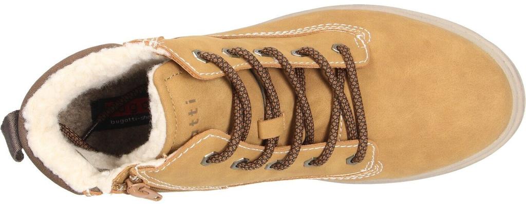 Сапоги Bugatti на шнуровке 'Pallario' сепия темно-коричневый 20816239