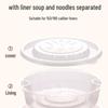 Disposable Food Container Tray Insert (180mm, 200 Pcs)