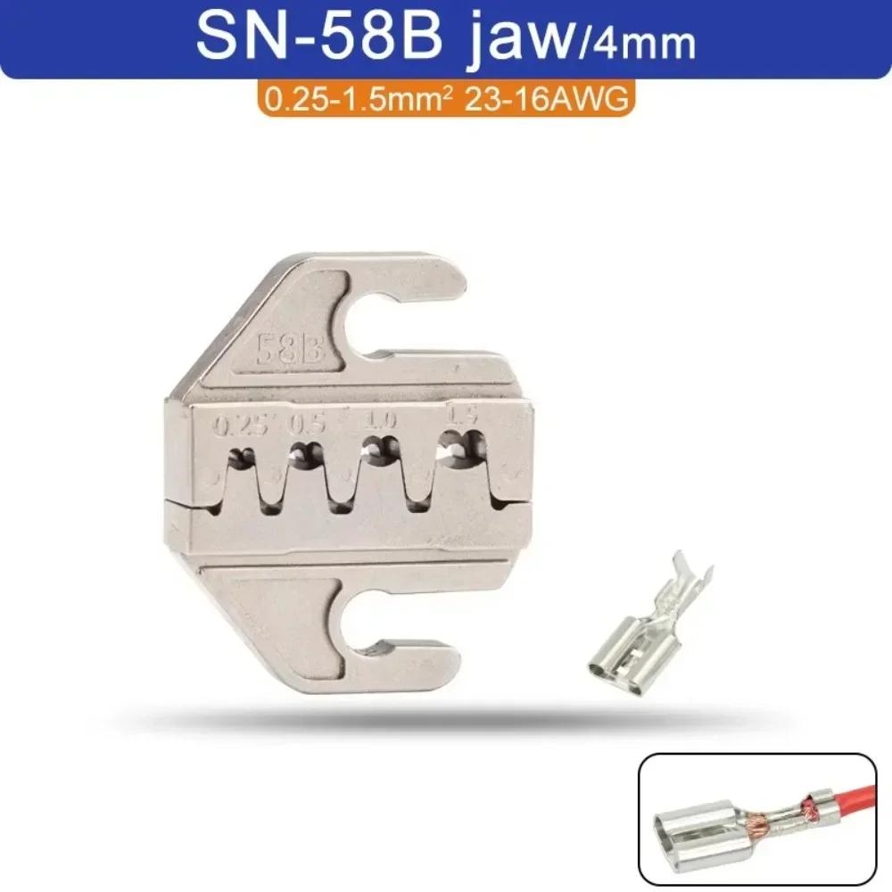 New Alloy SN Crimping Pliers Jaw Width 4mm 06WF 2549 03H Crimping Pliers Jaws 48B 58B SN-2546B 02C Crimping Terminals Jaw Slot