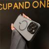 Applicable to Apple 17promax skin magnetic suction 15 mobile phone case iphone16pro matte protective cover 14p fine hole