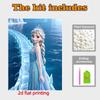 Disney Pearl Painting Elsa Anna Kitchen Edition DIY Pearl Painting Gem Art Pearl Dot Painting Picture Crafts Adult Beginner Gifts Home Decor
