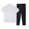 Li-Ning Summer Quick-Dry Short Sleeve Lightweight Breathable Versatile Pants Casual Sports Set Men sets Standard-White Black YWBW061-2