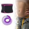Weighted Fitness Hoop Abdomen Circle Comfortable PVC Portable Spring Training for
