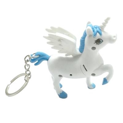 Sleutelhanger Telefoonhanger LED Licht Geluid Cartoon Ontwerp Cadeau