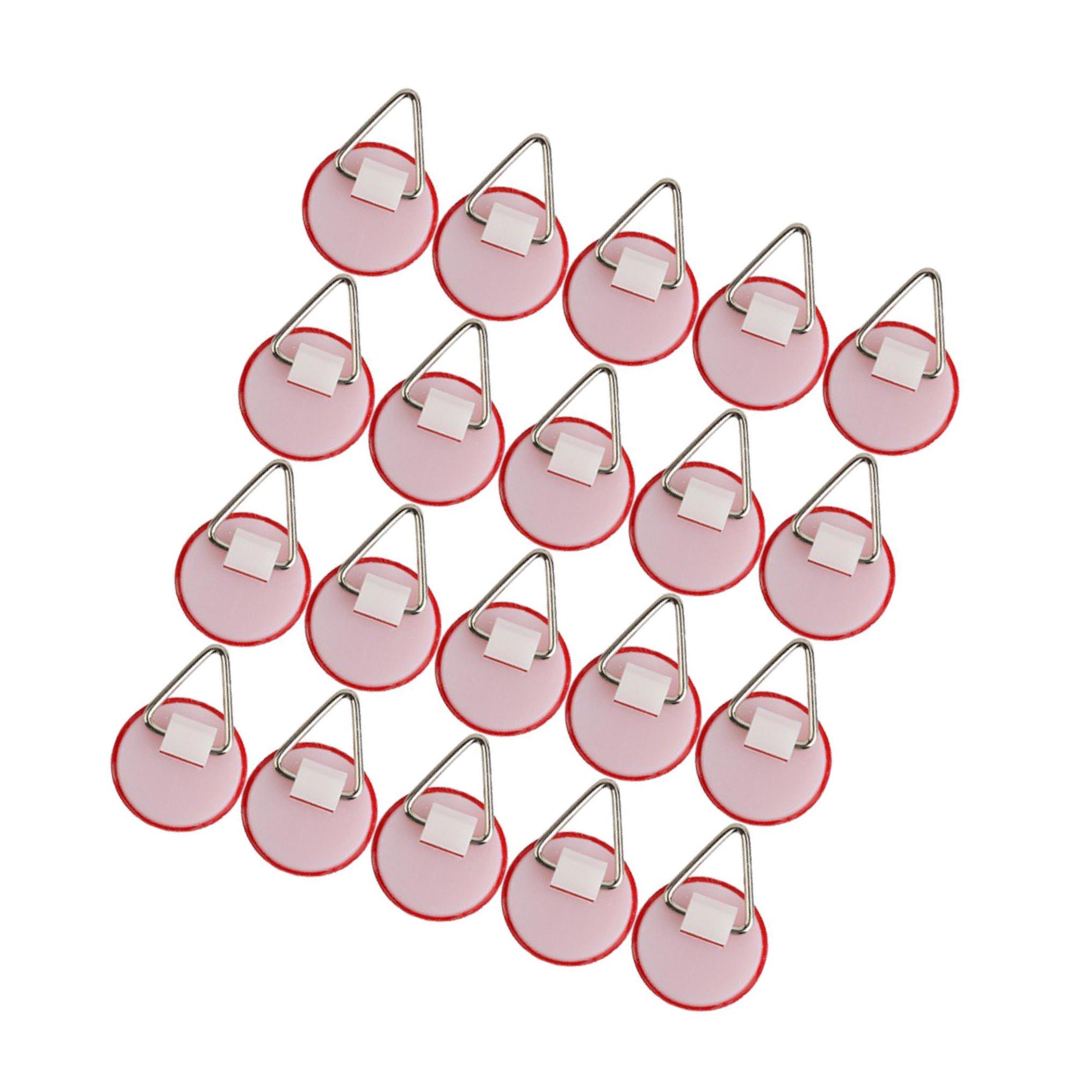 

20x Invisible Adhesive Plate Hangers Vertical Hang Plate Holders Wall Hanger