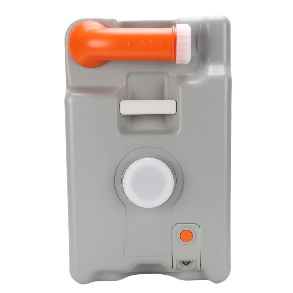 6.6 Gallon Portable Water Holding   with Large Wheel Metal Handle Water Inlet Rotating Spout Water Storage Container for RV Camping