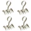 4Pcs Rotatable Closet Organizer Hangers Handbag Hanging Storage Holders Hooks