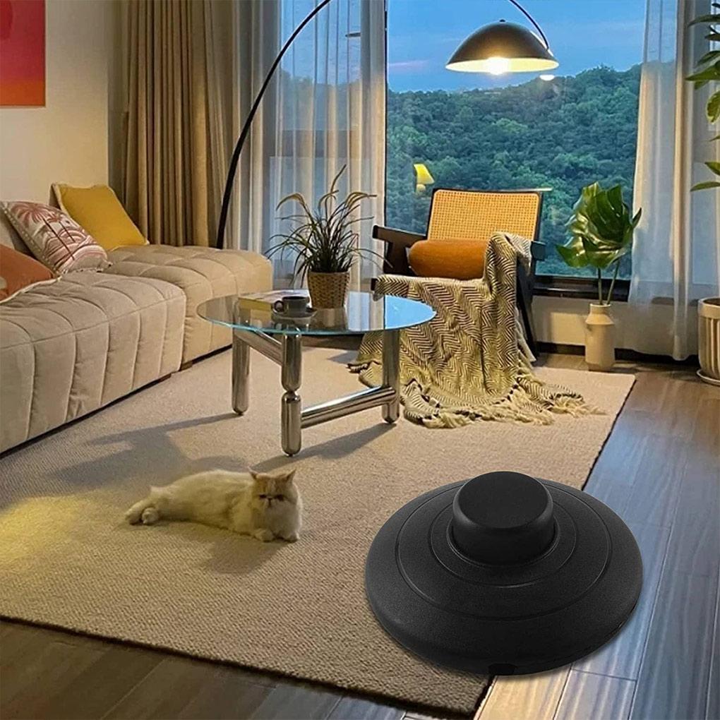 Foot Switch Step On Reset Button Round Shape Sensitive Home Hotel Office Bedroom Dorm Floor Lamp Light Bulb Electrician