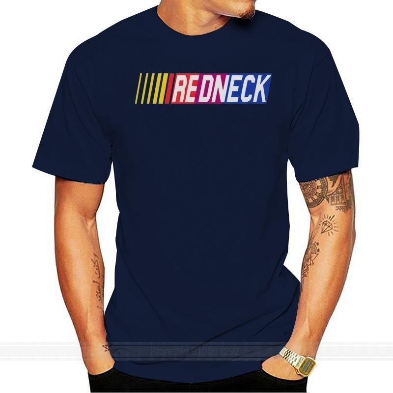 Auto Racing Las Vegas Redneck BLACK Printed Cotton T-shirt Male Brand Teeshirt Men Summer Cotton T Shirt