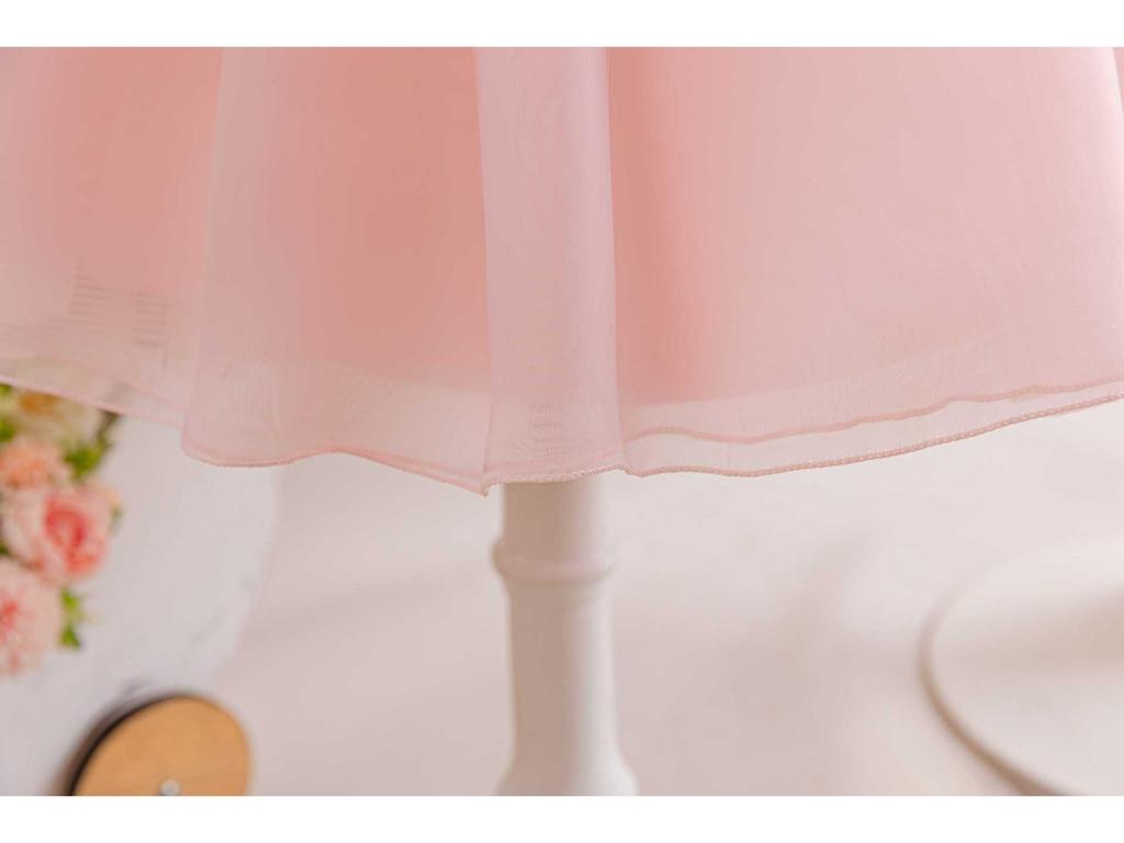 Baby Girl's 1st Birthday Princess Dress with 3D Flowers - Evening Gown & Costume