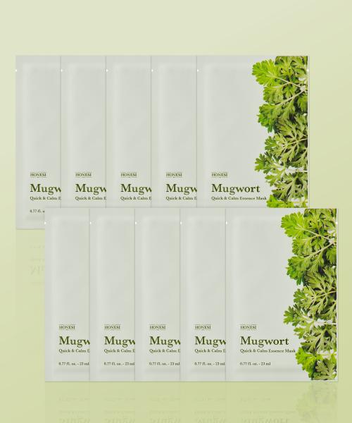 Eonyshi Quick & Calm Essence Mugwort Mask Pack (10 Sheets) Mugwort 10 Sheets
