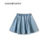Balabala Girls' Denim A-Line Mini Skirt