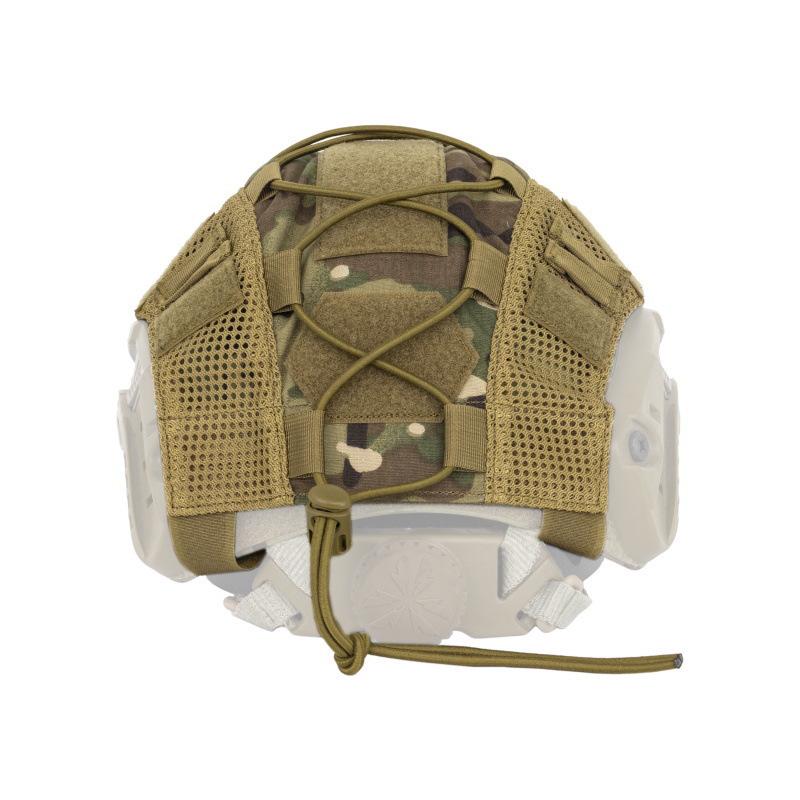 Outdoor Tactical Camouflage FAST Helmet Cover with Elastic Cord