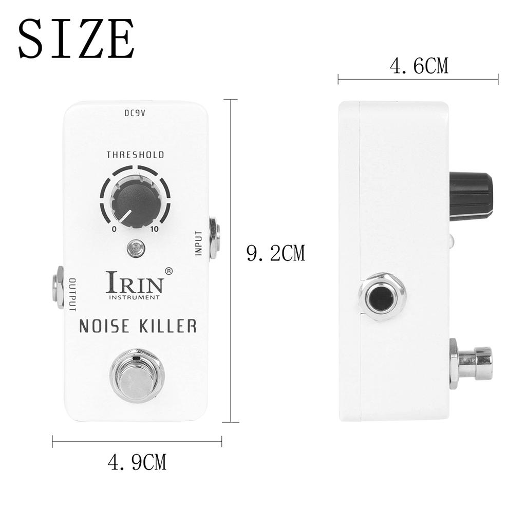 IRIN RS-15 Guitar Effect Pedal Noise Killer Effect Eliminate Annoying Noise Purer Tone Effect True Bypass Guitar Pedal Parts
