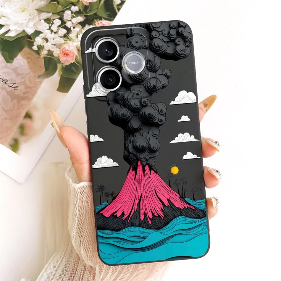 For Honor 600 Lite 5G Honor600 2026 Fashion Dusk Beach Painting Phone Case For Honor 600 600Lite Soft Silicone Covers Bumpers