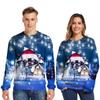 Christmas Unisex Ugly Sweater Funny Xmas Dog Printed Pullover Tops Sweatshirt
