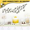 48 Pieces 3D Bee Yellow Stickers Decor Removable Mural Decals Honey Bee Clings for Home Office Fridge Decorations Party Supplies,3 Sizes