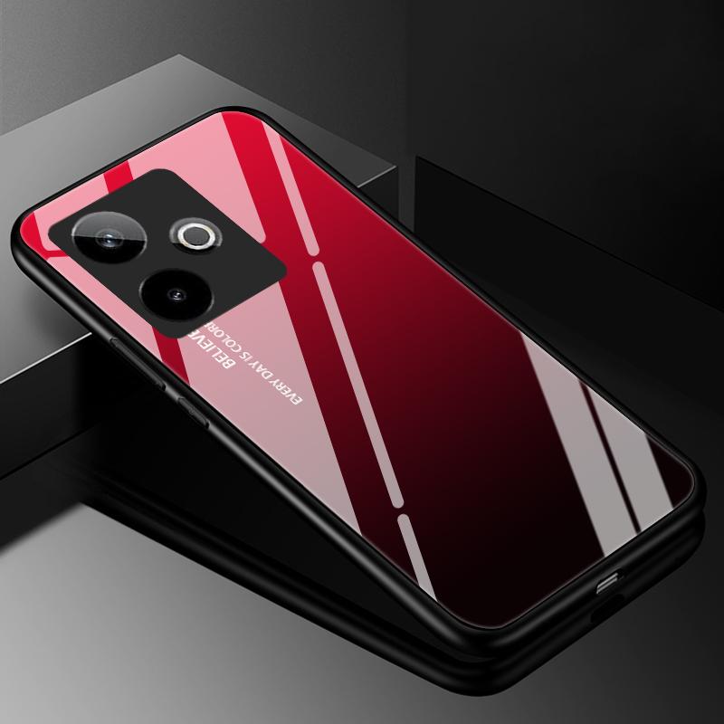 Tempered Glass Phone Case For Realme GT 7 Luxury Hard Back Bumper Cover for Realme GT7 5G Realme Neo7 Neo 7 SE Capa Soft Bumper